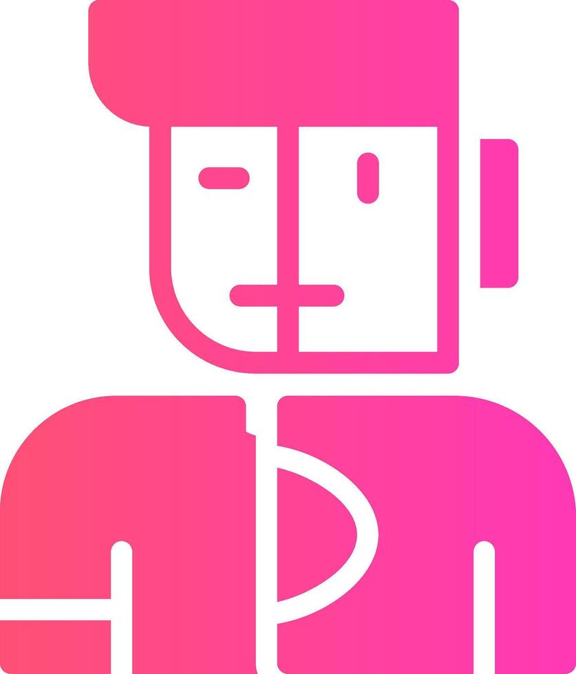Humanoid Creative Icon Design vector