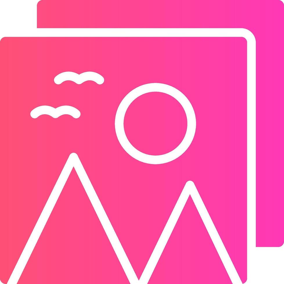 Photo Album Creative Icon Design vector