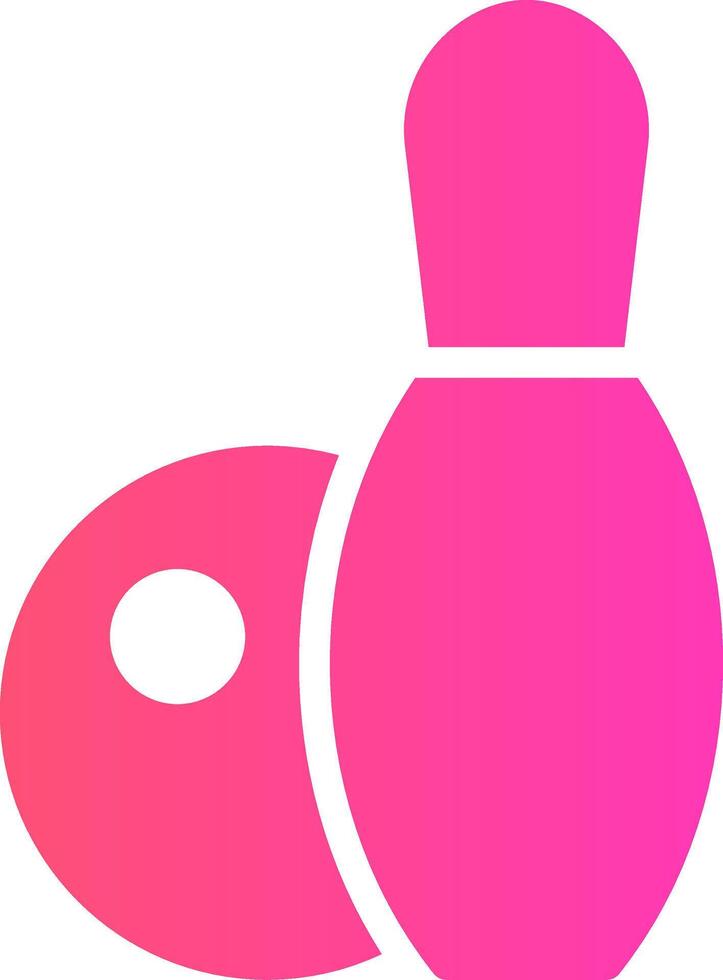 glyph Gradient Design vector
