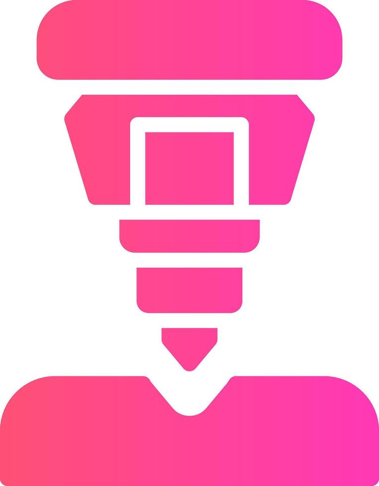 glyph Gradient Design vector