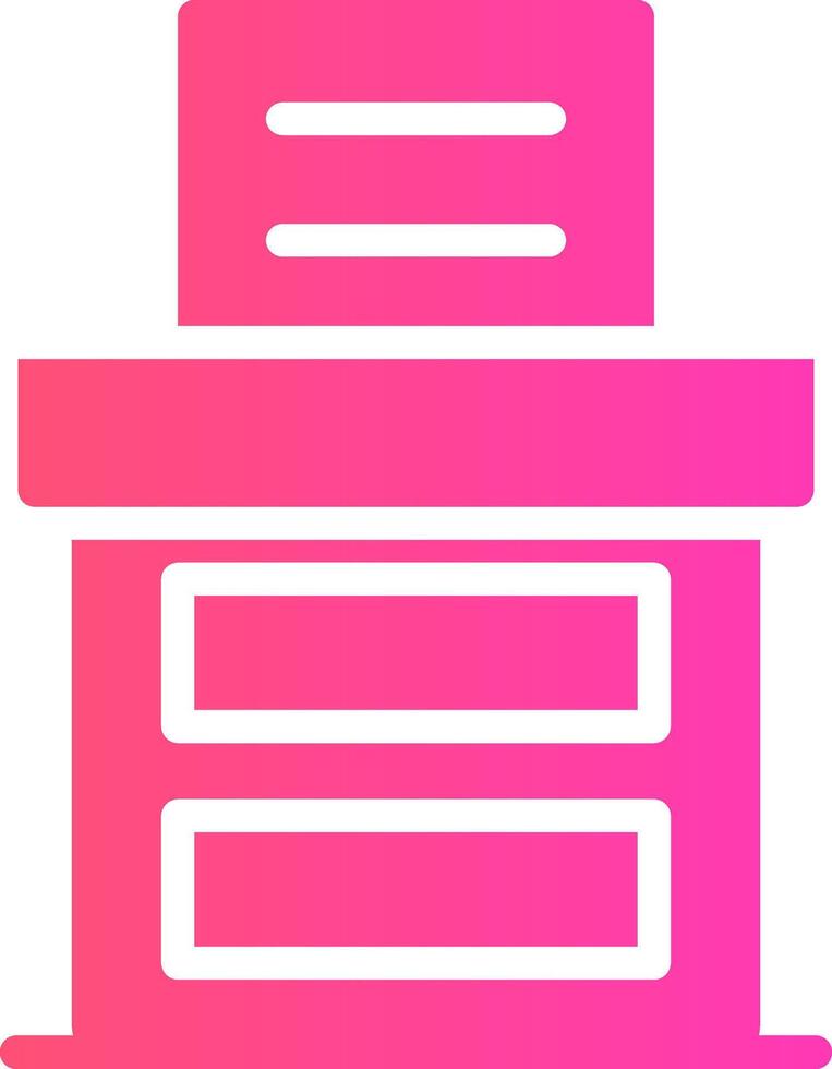 glyph Gradient Design vector