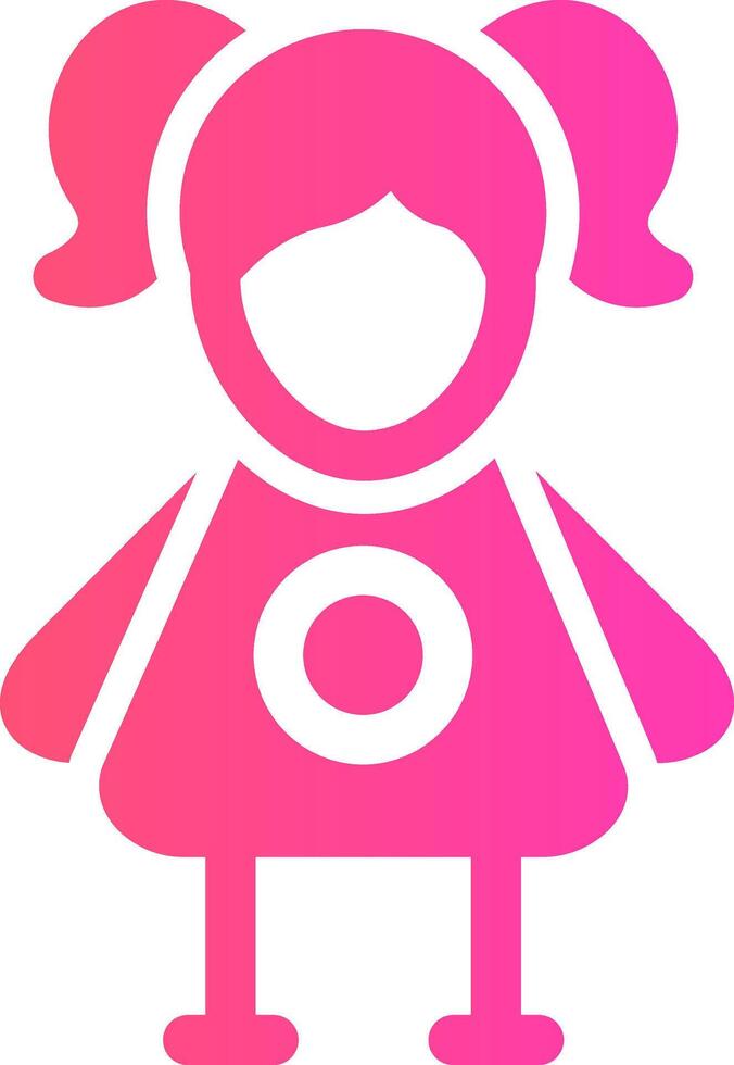 Doll Creative Icon Design vector