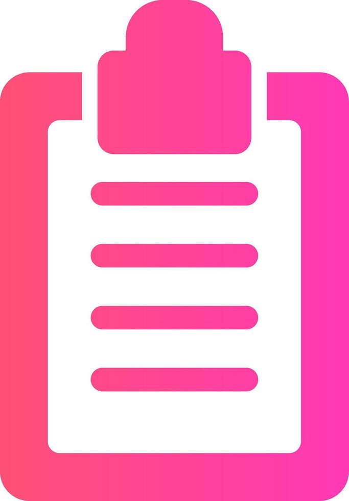 glyph Gradient Design vector