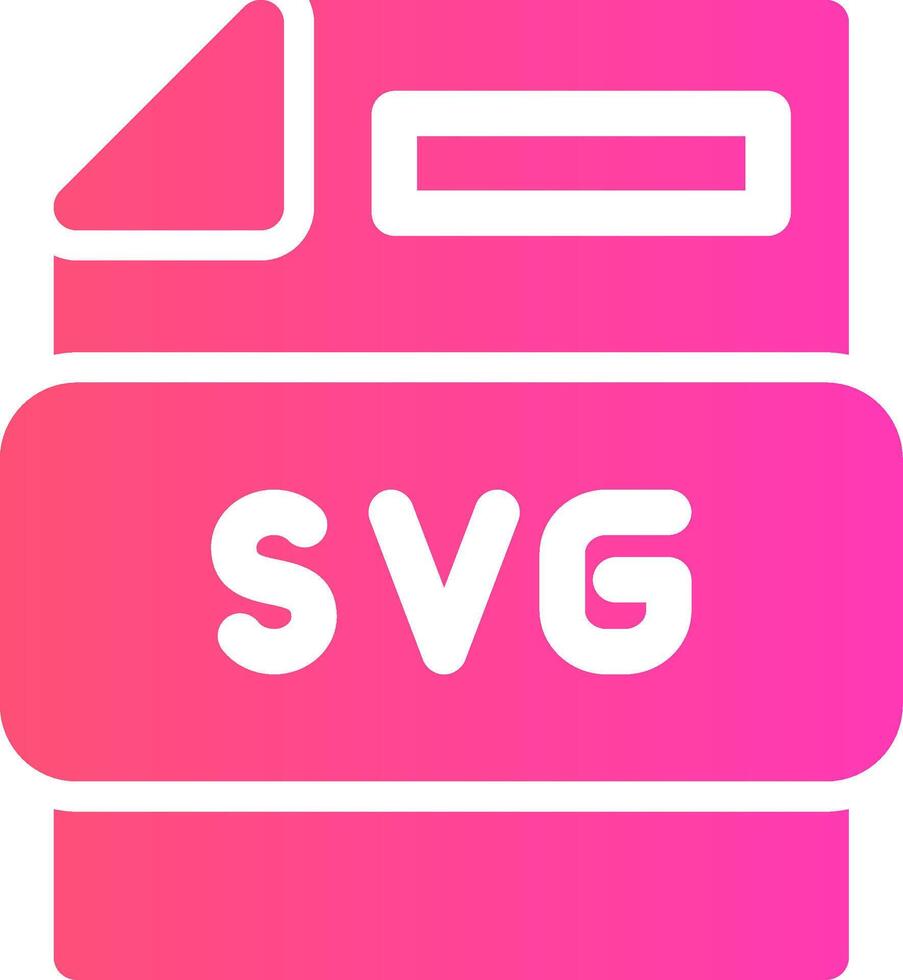glyph Gradient Design vector