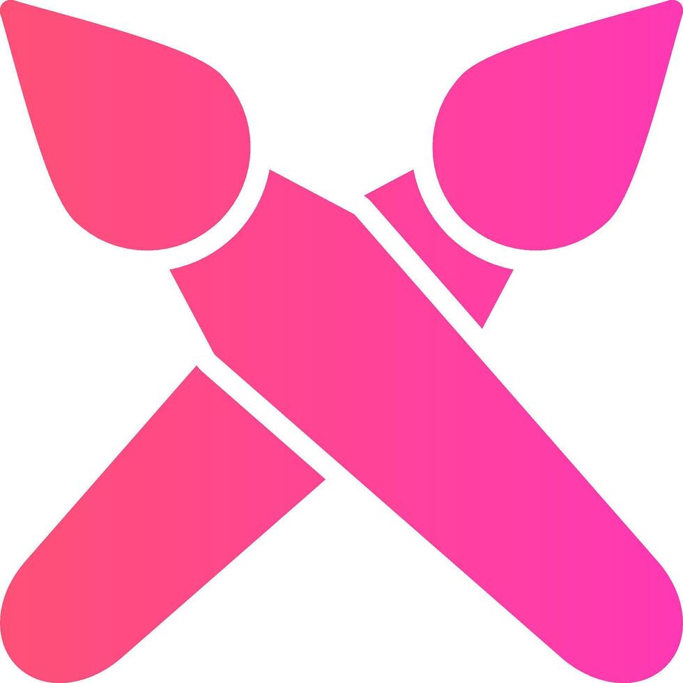 glyph Gradient Design vector