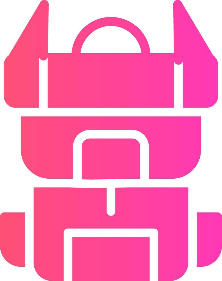 glyph Gradient Design vector