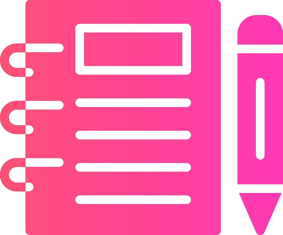 glyph Gradient Design vector