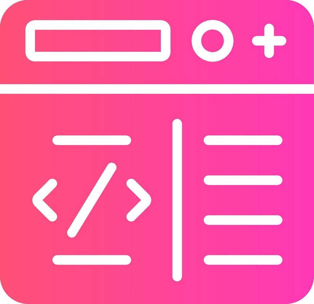 programación creativo icono diseño vector
