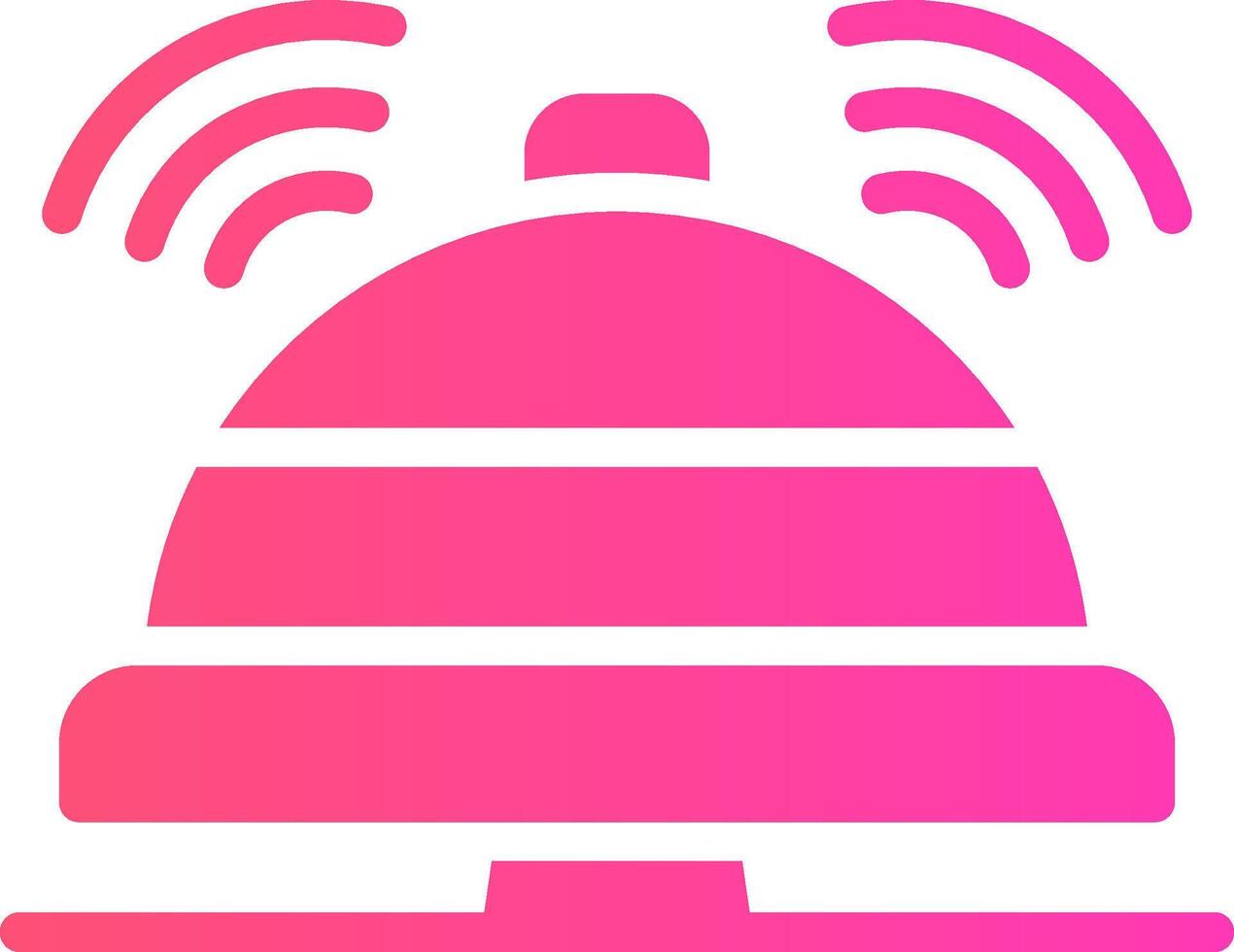 Reception Bell Creative Icon Design vector