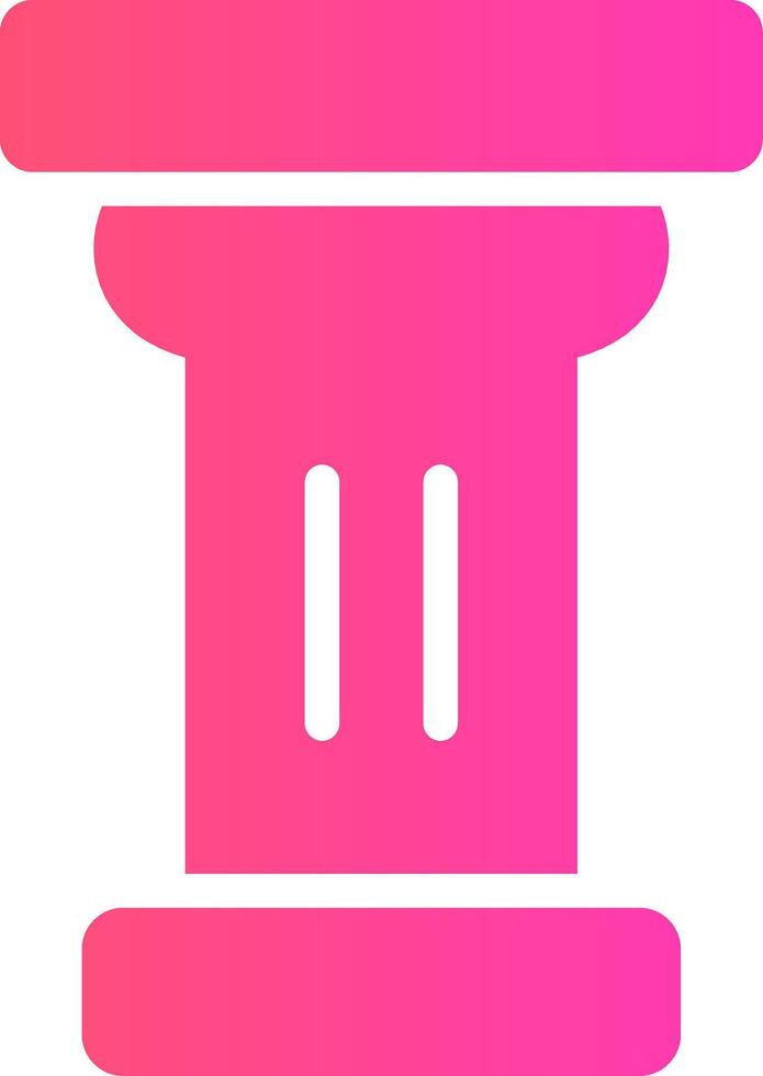 Pillar Creative Icon Design vector