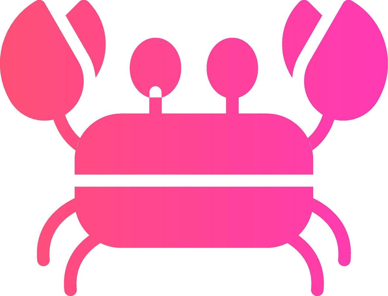 Crab Creative Icon Design vector