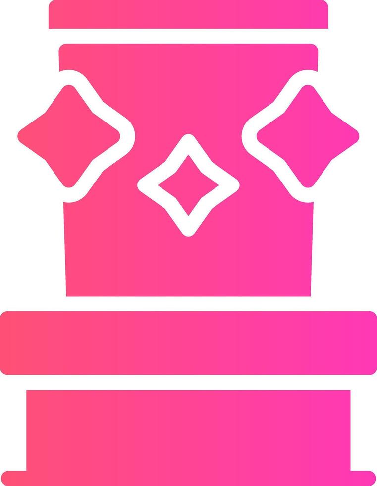 glyph Gradient Design vector