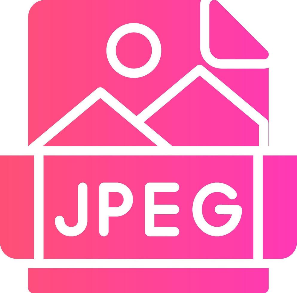 Jpeg Creative Icon Design vector
