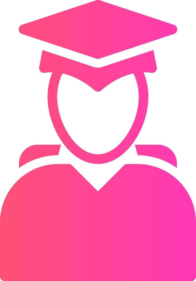 glyph Gradient Design vector