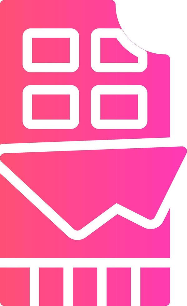 glyph Gradient Design vector