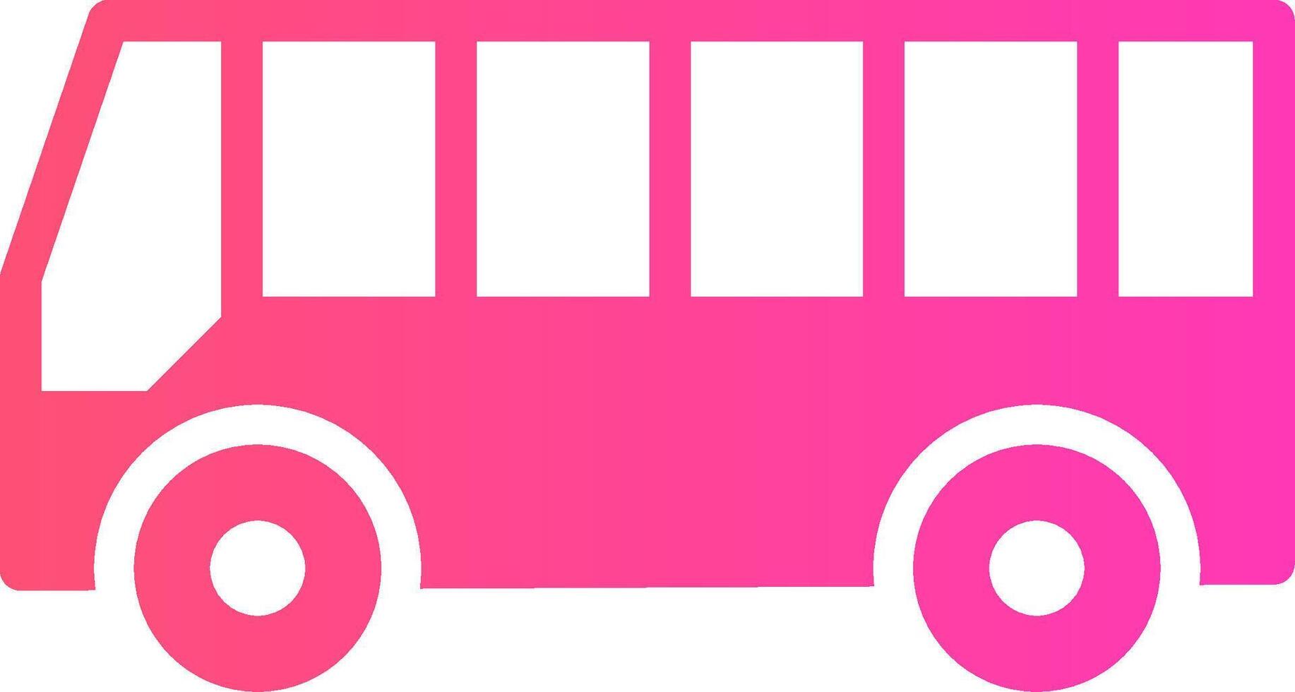 diseño de icono creativo de autobús vector