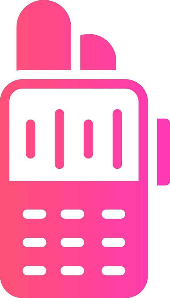 Walkie Talkie Creative Icon Design vector