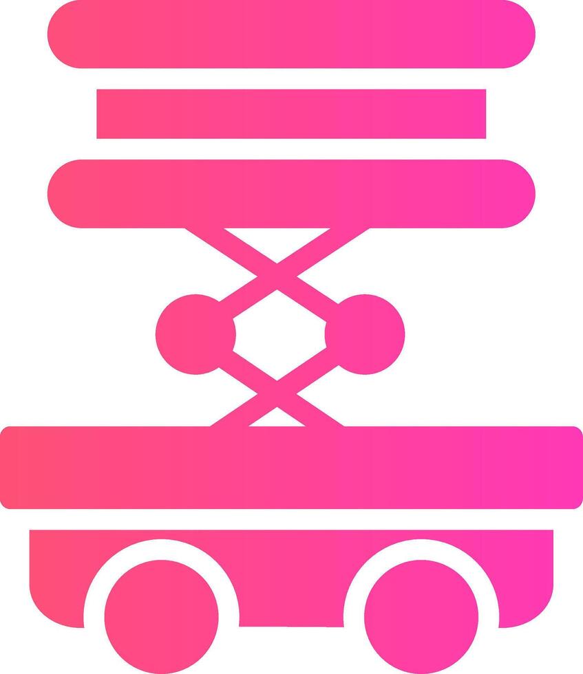 glyph Gradient Design vector