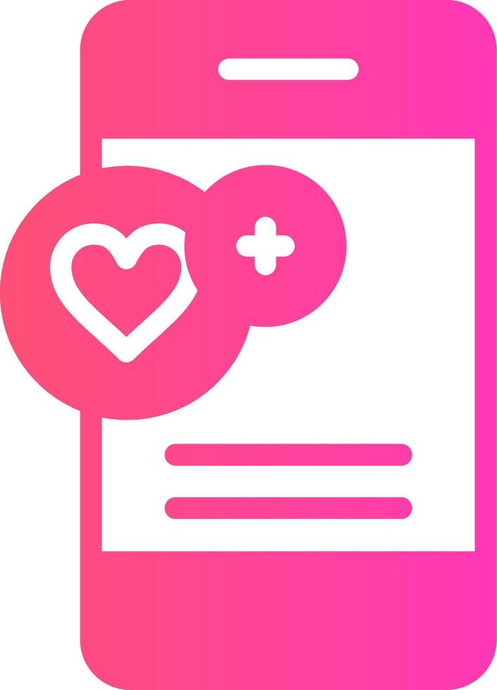 glyph Gradient Design vector