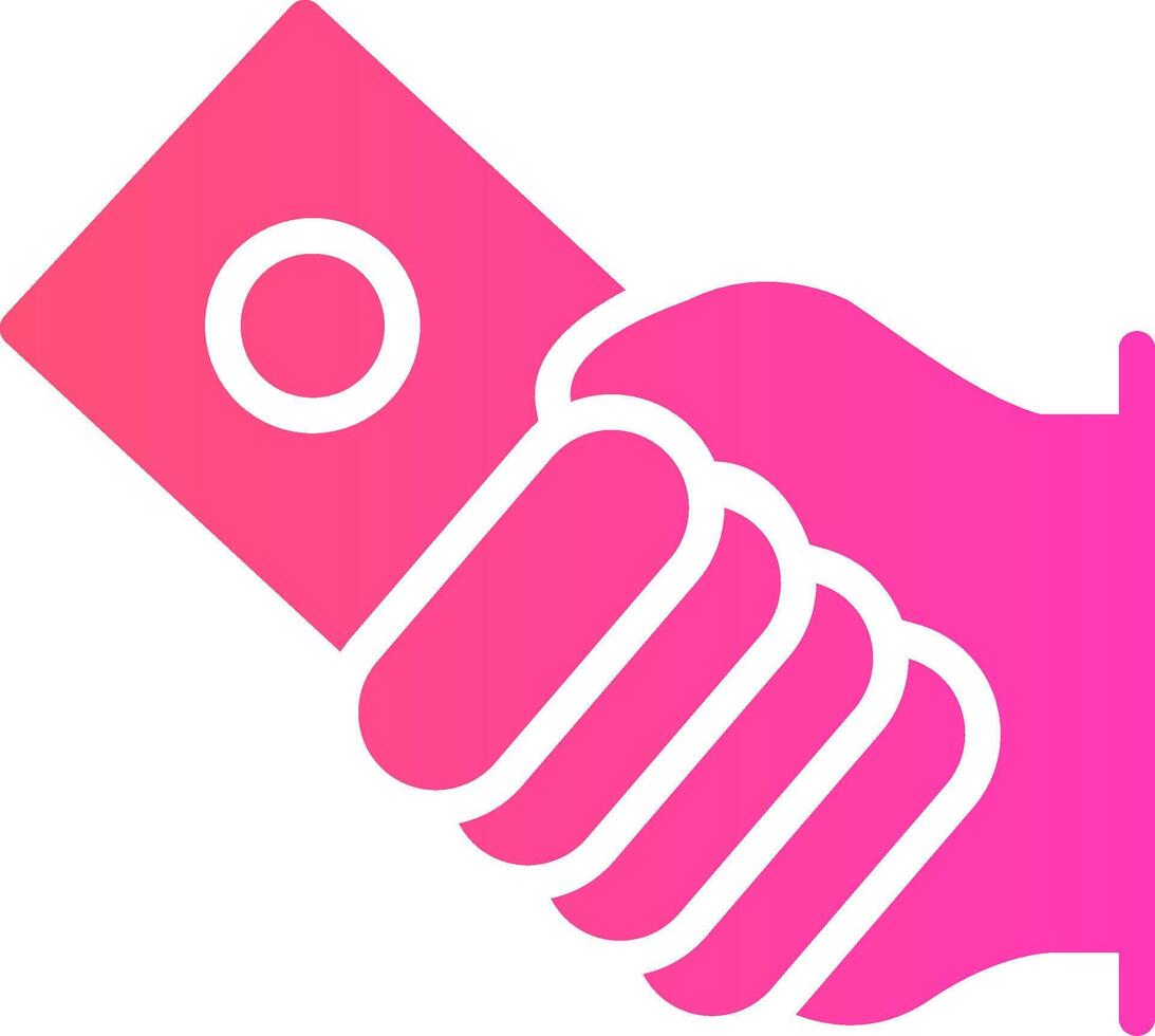 glyph Gradient Design vector