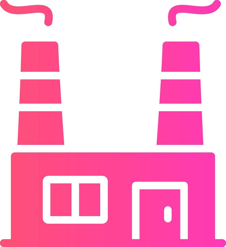 glyph Gradient Design vector