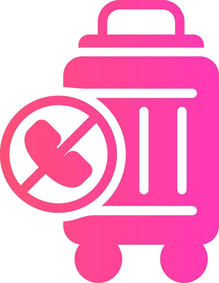 Contactless Travel Creative Icon Design vector