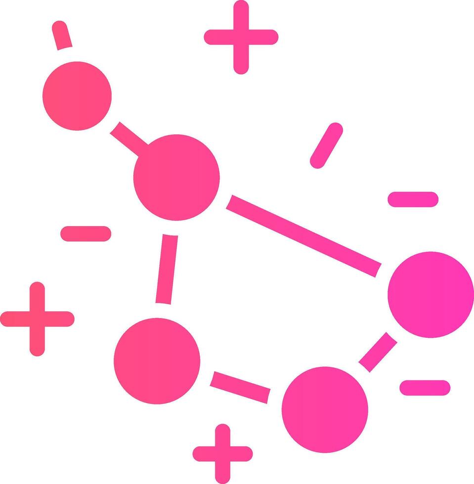 glyph Gradient Design vector