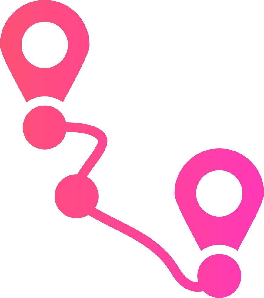 glyph Gradient Design vector