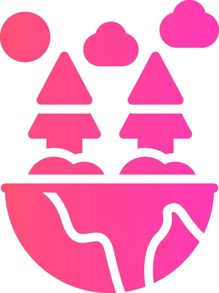 Green Environment Creative Icon Design vector