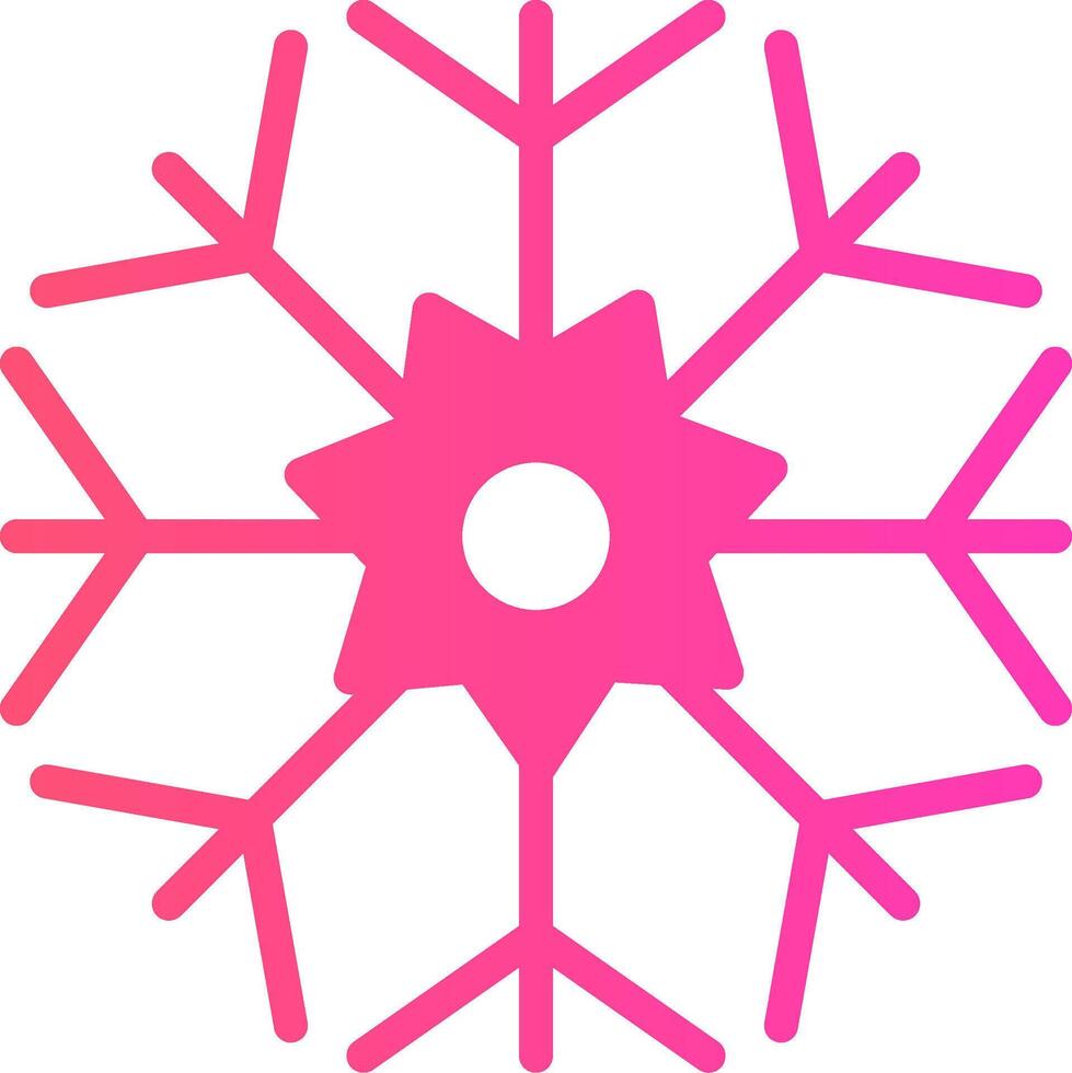Snowflake Creative Icon Design vector