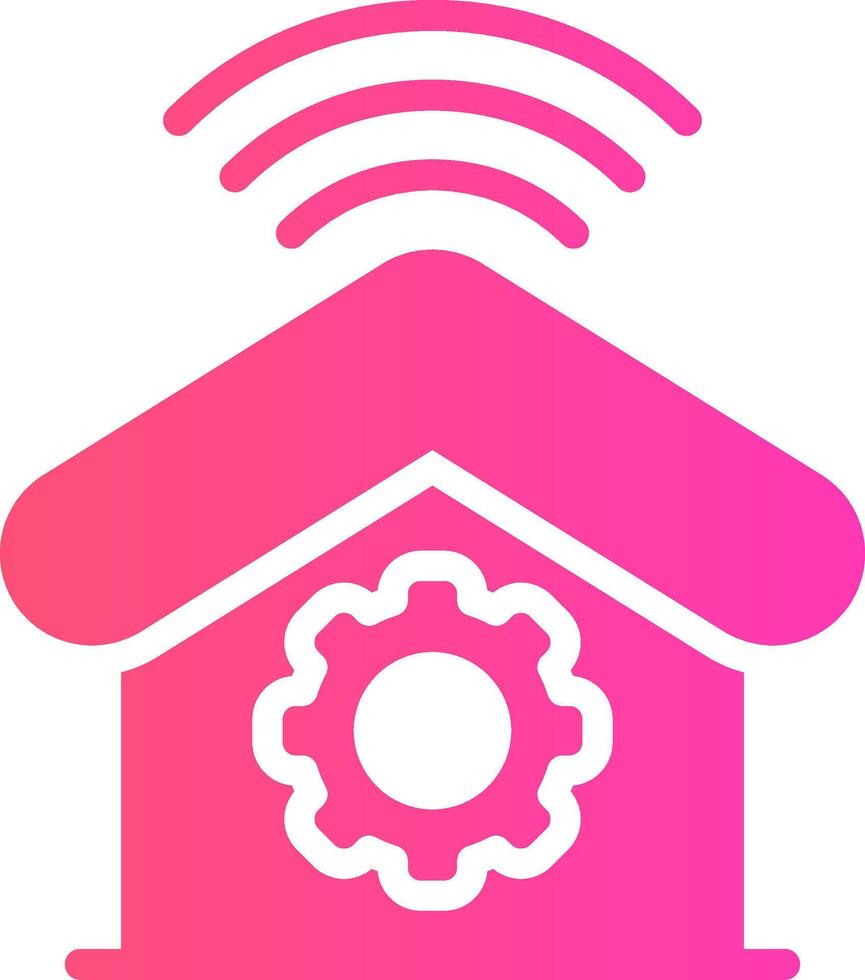 Home Automation Creative Icon Design vector