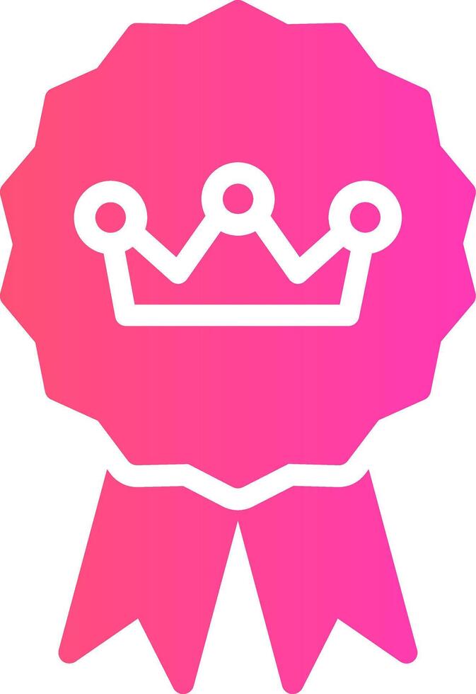 glyph Gradient Design vector