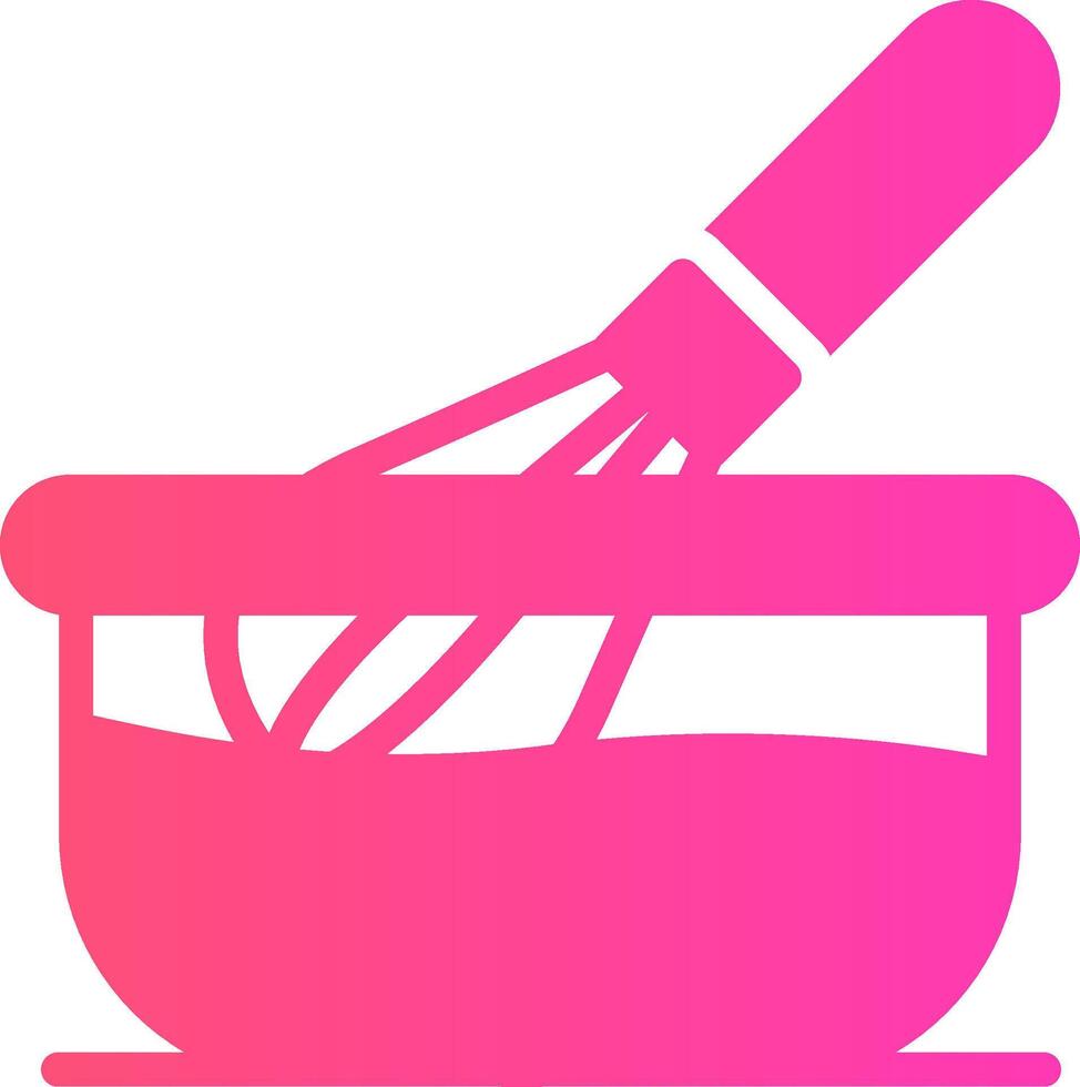 glyph Gradient Design vector