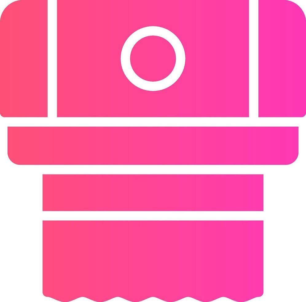 Paper Towel Creative Icon Design vector
