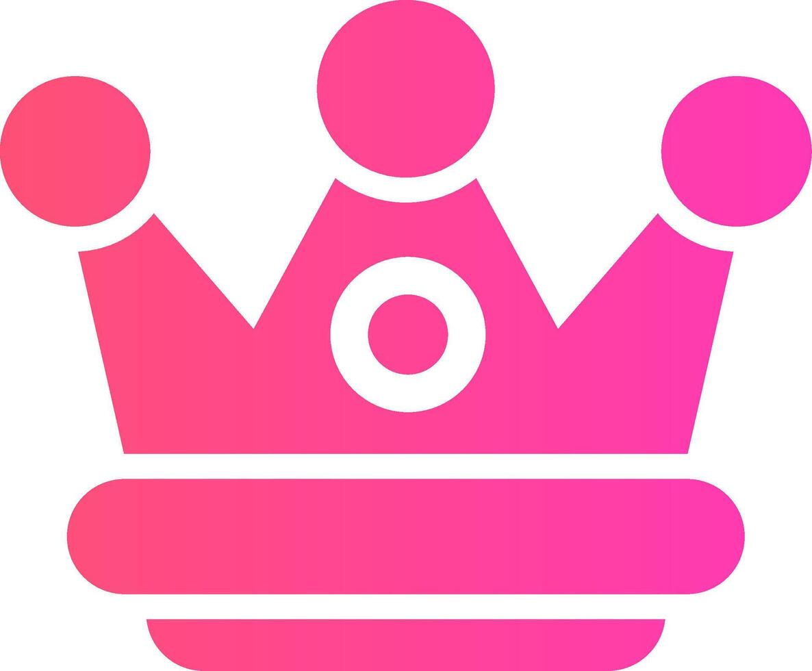Crown Creative Icon Design vector
