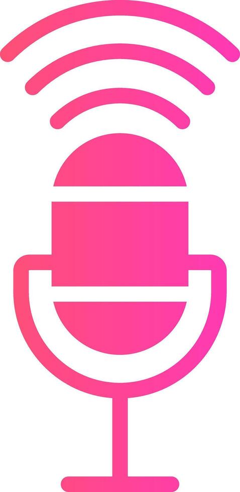 Voice Control Creative Icon Design vector