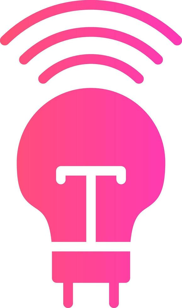 Smart Bulb Creative Icon Design vector