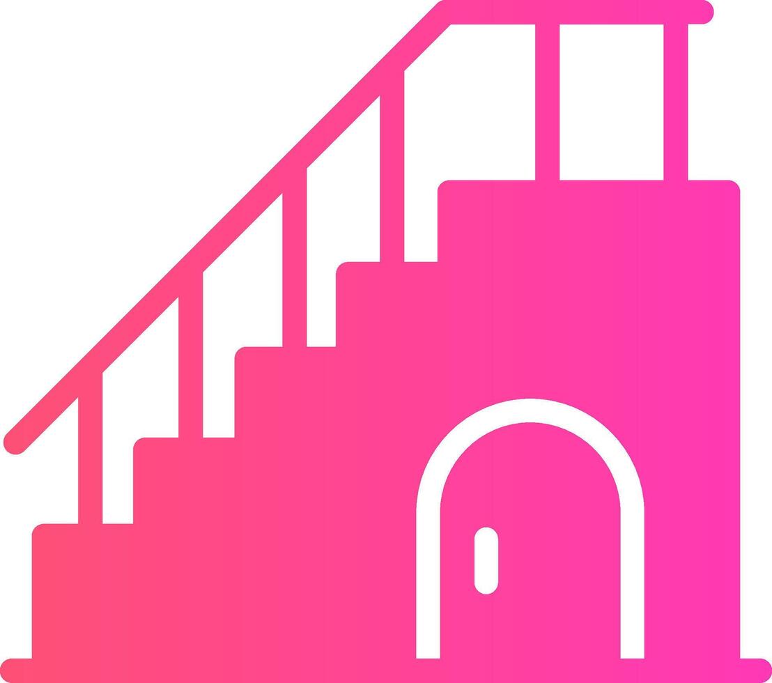 glyph Gradient Design vector
