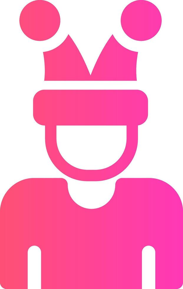 glyph Gradient Design vector