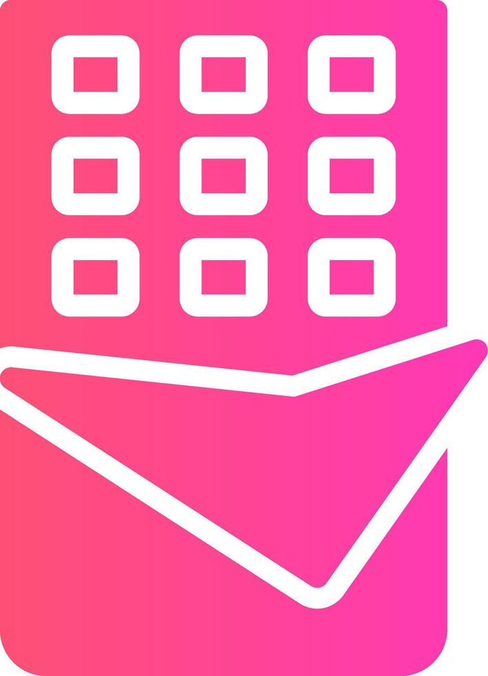 glyph Gradient Design vector