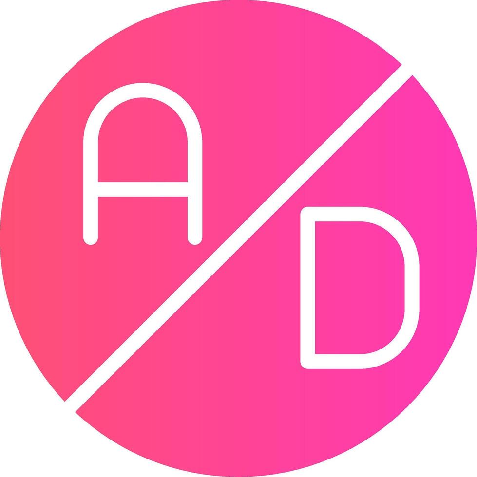 Ad Blocker Creative Icon Design vector