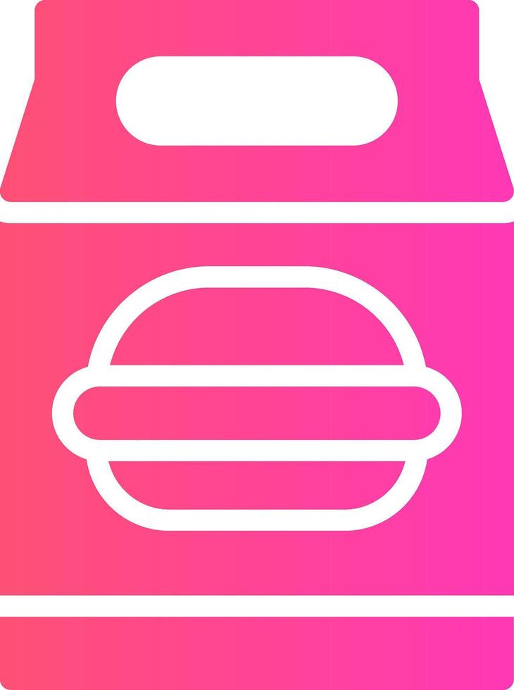 glyph Gradient Design vector