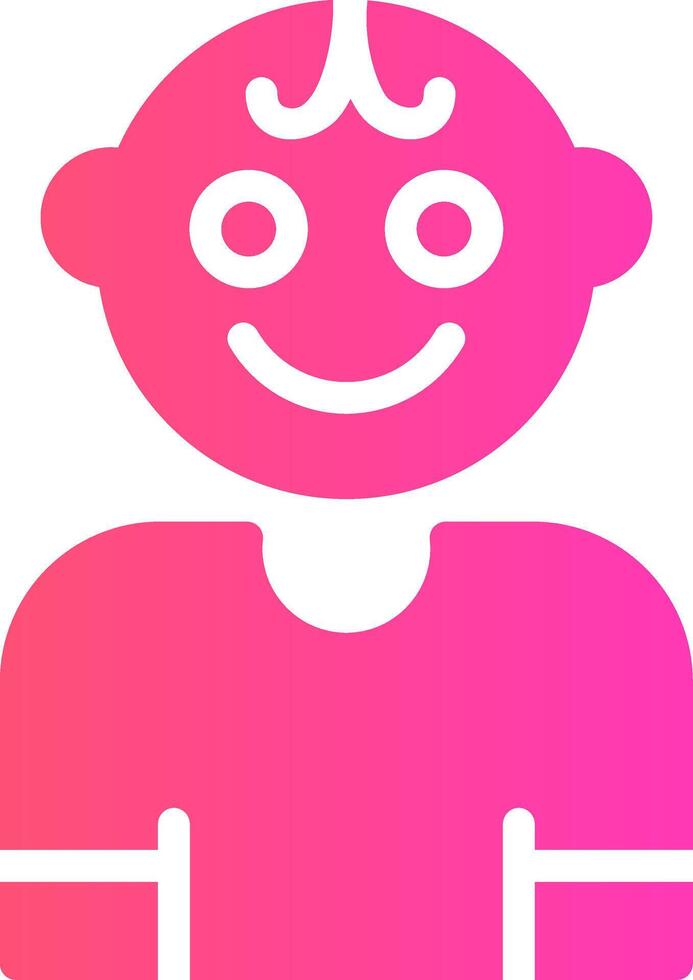 Baby Boy Creative Icon Design vector