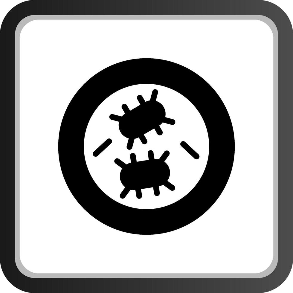 Petri Dish Creative Icon Design vector