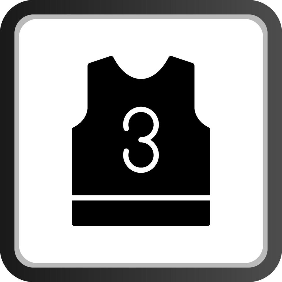 Basketball Jersey Creative Icon Design vector