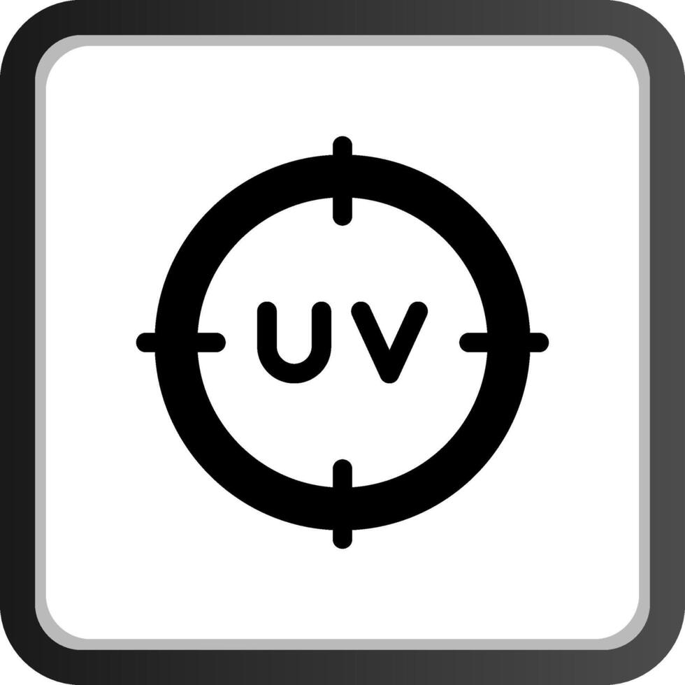 diseño de icono creativo uv vector