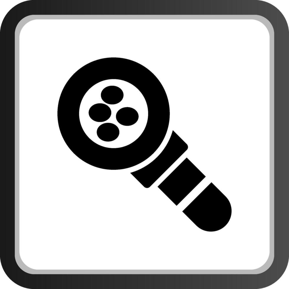 Magnifying Glass Creative Icon Design vector
