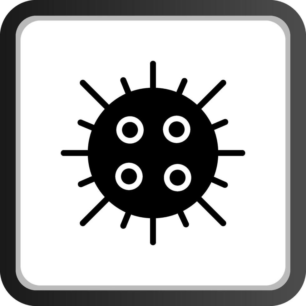 diseño de icono creativo de virus vector