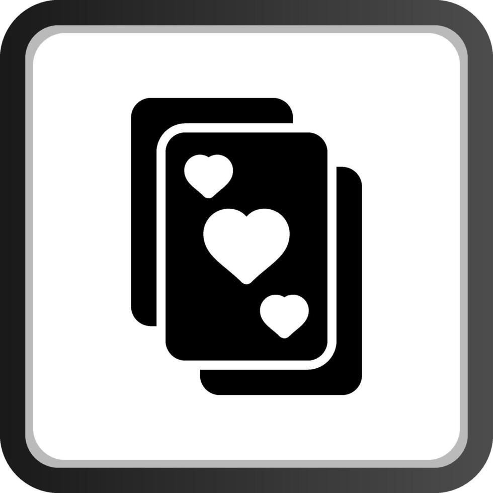 Playing Cards Creative Icon Design vector