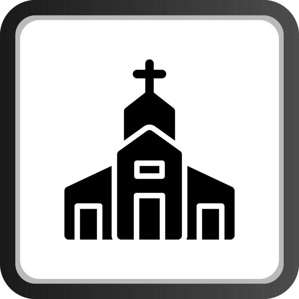 diseño de icono creativo de iglesia vector